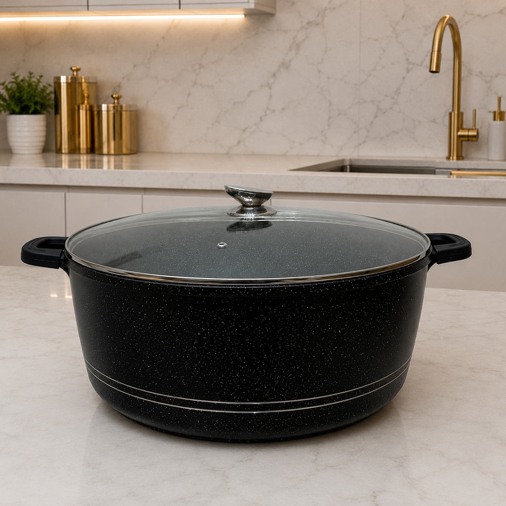40CM DIE-CASTING CASSEROLE - Indulge Homeware